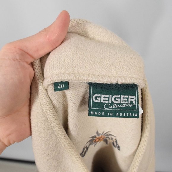 Geiger Collections Boiled Wool Embroidered Coat - Picture 7 of 7